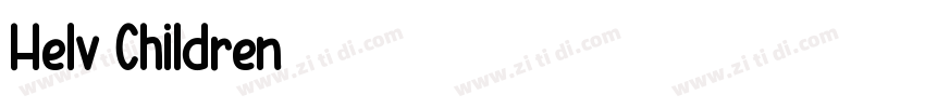 Helv Children字体转换